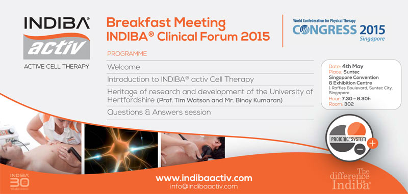 INDIBA activ на конгрессе по физиотерапии INDIBA activ на конгрессе по физиотерапии