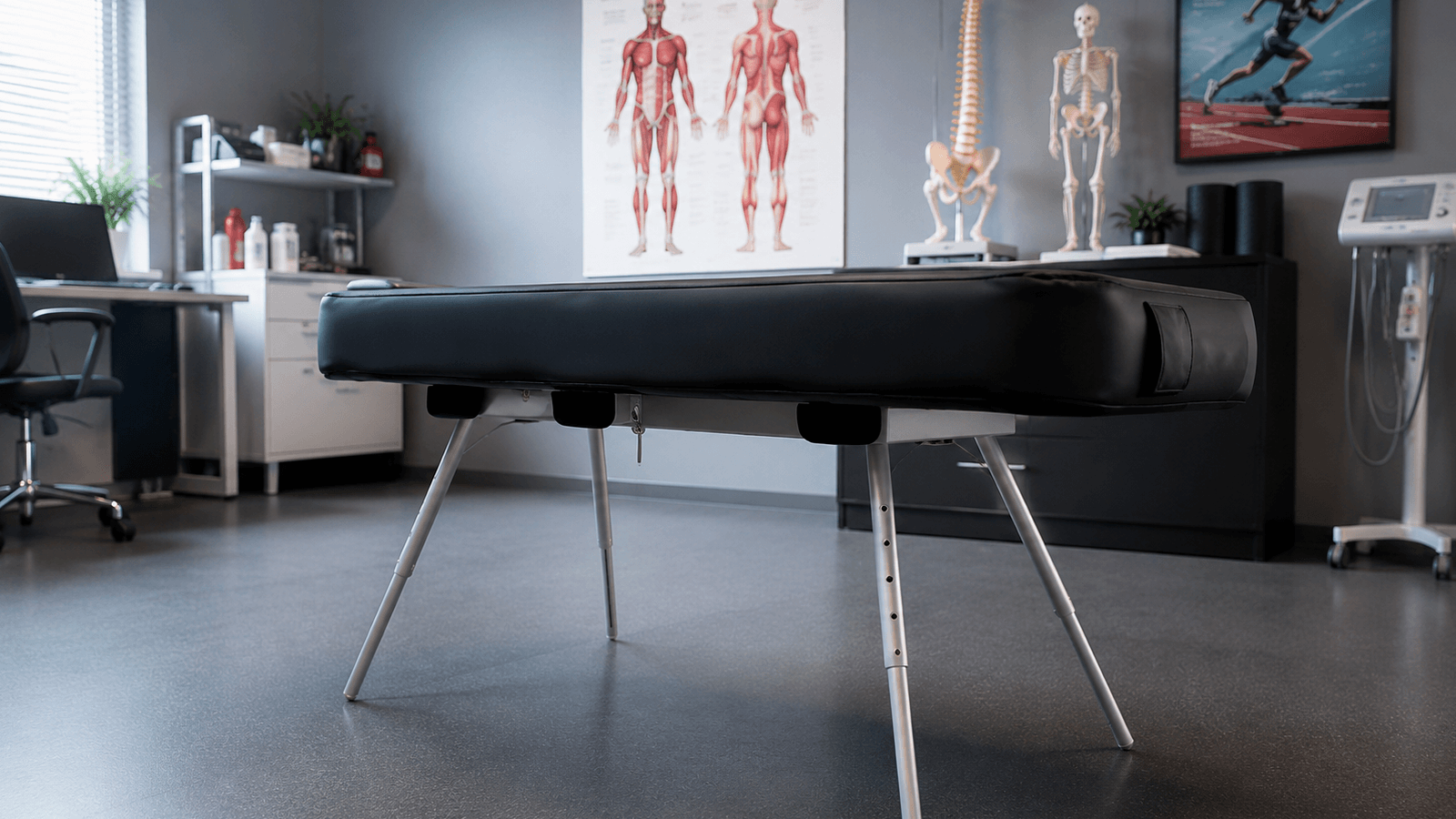 Массажный стол Nubis Pro Osteo в кабинете врача Массажный стол Nubis Pro Osteo в кабинете врача