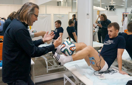 Хейко Ван Влит посетил медцентр ФК "Локомотив"