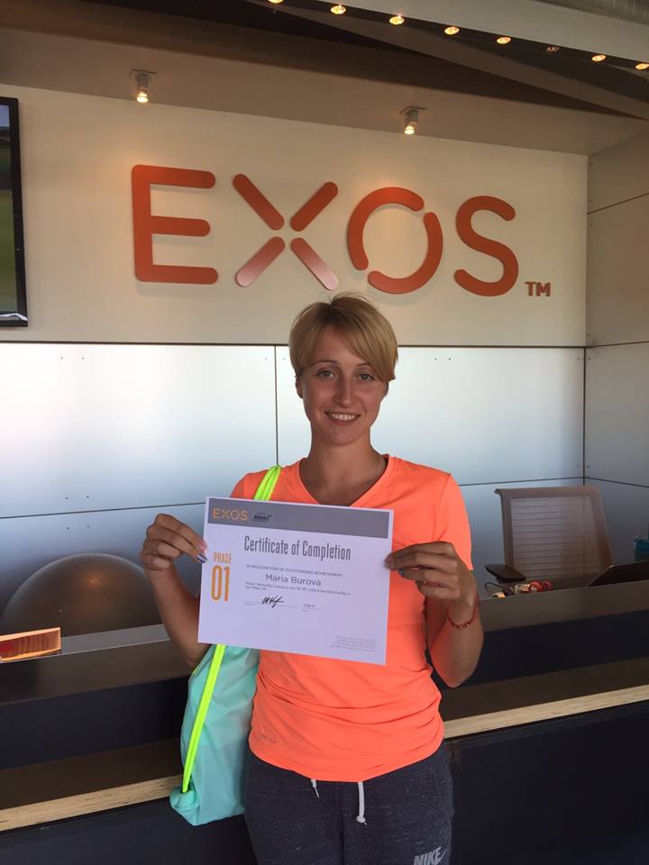 Мария Бурова в EXOS