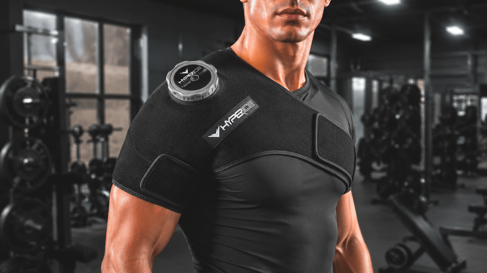 Спортсмен в бандаже Hyperice Спортсмен в бандаже Hyperice