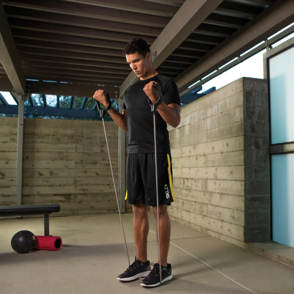 Силовой трос с ручками тяжелого сопротивления Набор для тренировок SKLZ Resistanse Cable Set Heavy