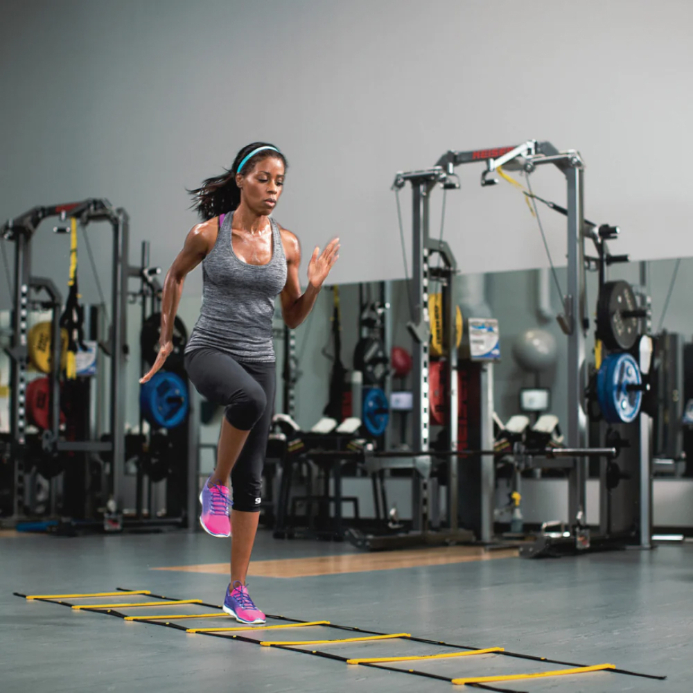 Координационная лестница дорожка со скоростными барьерами 2 в 1 SKLZ Elevation Ladder