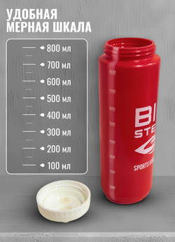 Бутылка для воды BioSteel, 800 мл