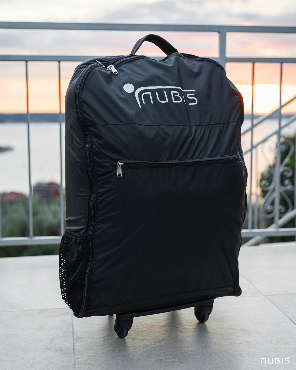 Переносной физиотерапевтический стол Nubis Pro с электрическим насосом и усиленной рамой LIGHT GREY