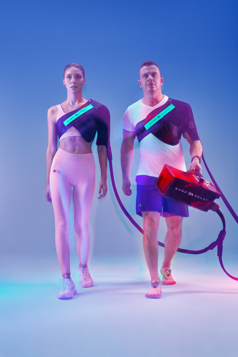 Компрессионный бандаж на плечо Game Ready, правый, размер M