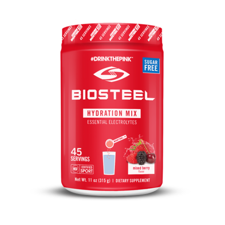 Изотоник Biosteel Hydration Mix Ягодное Ассорти, 315 г, 45 порций