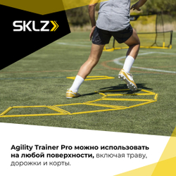 Спортивный тренажер скорости трапеция, 10 шт. Тренажер для развития ловкости SKLZ Agility Trainer Pro (Set of 10)