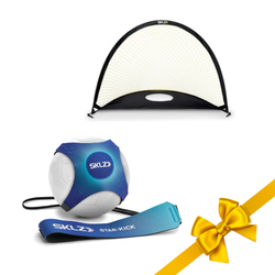 Комп-т:Тренажер д/отраб.точн.ударов PRECISION POP GOAL 6+Трен.д/отраб.ударов Star-Kick METALLIC BLU