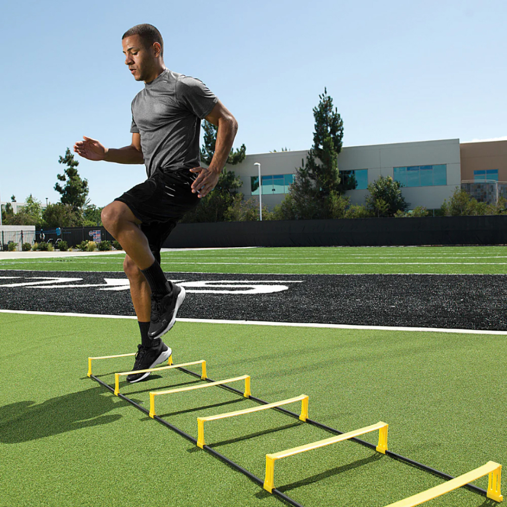 Координационная лестница дорожка со скоростными барьерами 2 в 1 SKLZ Elevation Ladder