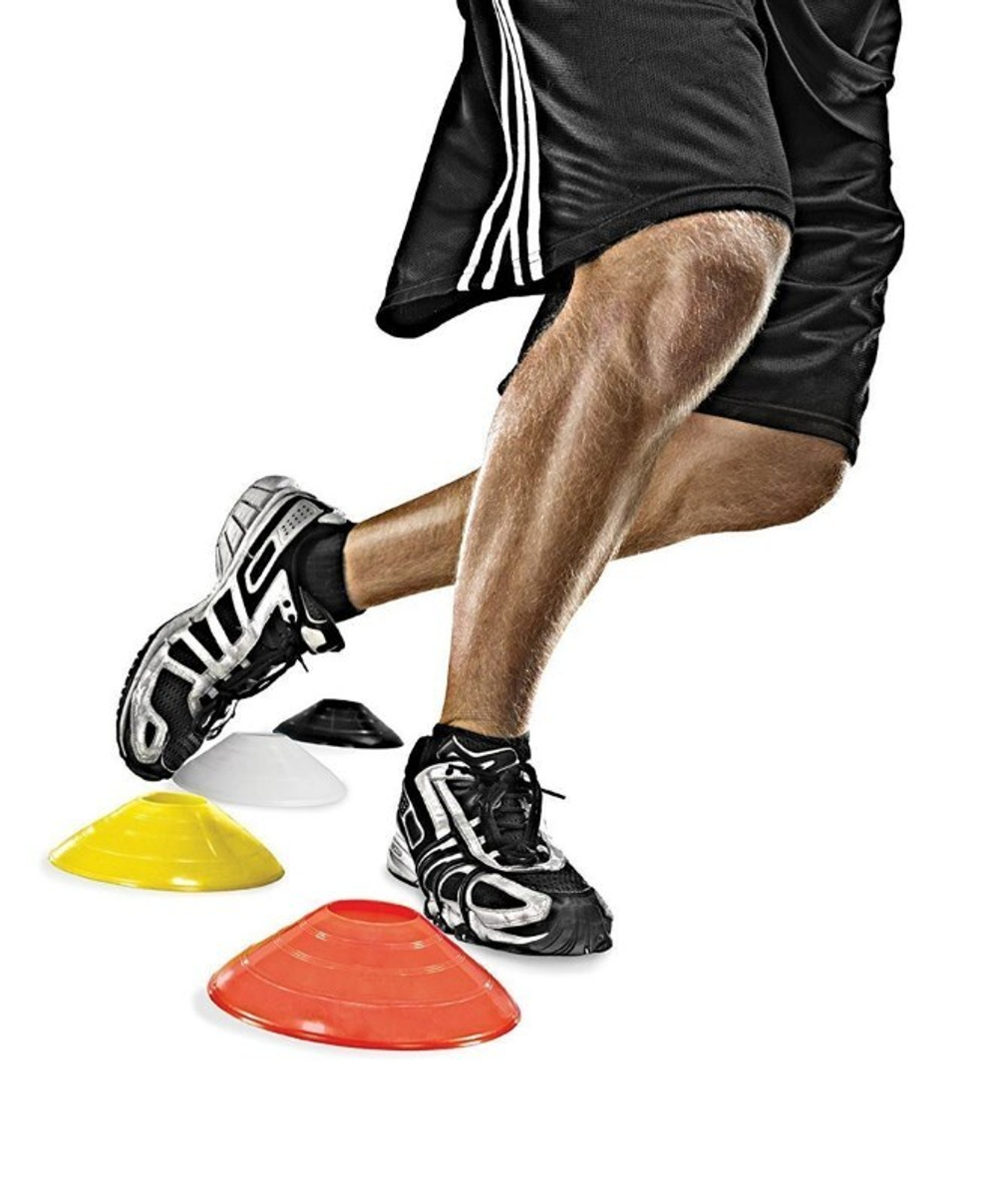 Конусы тренировочные для футбола SKLZ AGILITY CONES, разноцветные, 20 шт.