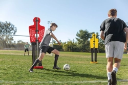 Футбольный манекен 183 см SKLZ PRO TRAINING SOCCER DEFENDER, красный Тренировочный манекен для футбола