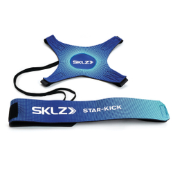 Футбольный тренажер на резинке чехол для мяча синий SKLZ Star-Kick METALLIC BLU