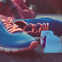 Кинезиотейп KT Tape Original, хлопок, 20 полосок, 25 х 5 см, преднарезанный, цвет лайм