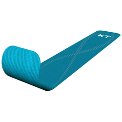 Кинезиотейп KT Tape PRO, Синтетическая основа, 20 полосок 25 х 5см, преднарезанный, цвет Laser Blue