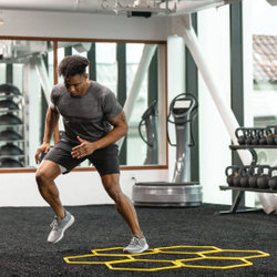 Спортивный тренажер скорости шестиугольник, 6 шт. , с зажимами SKLZ Speed Web