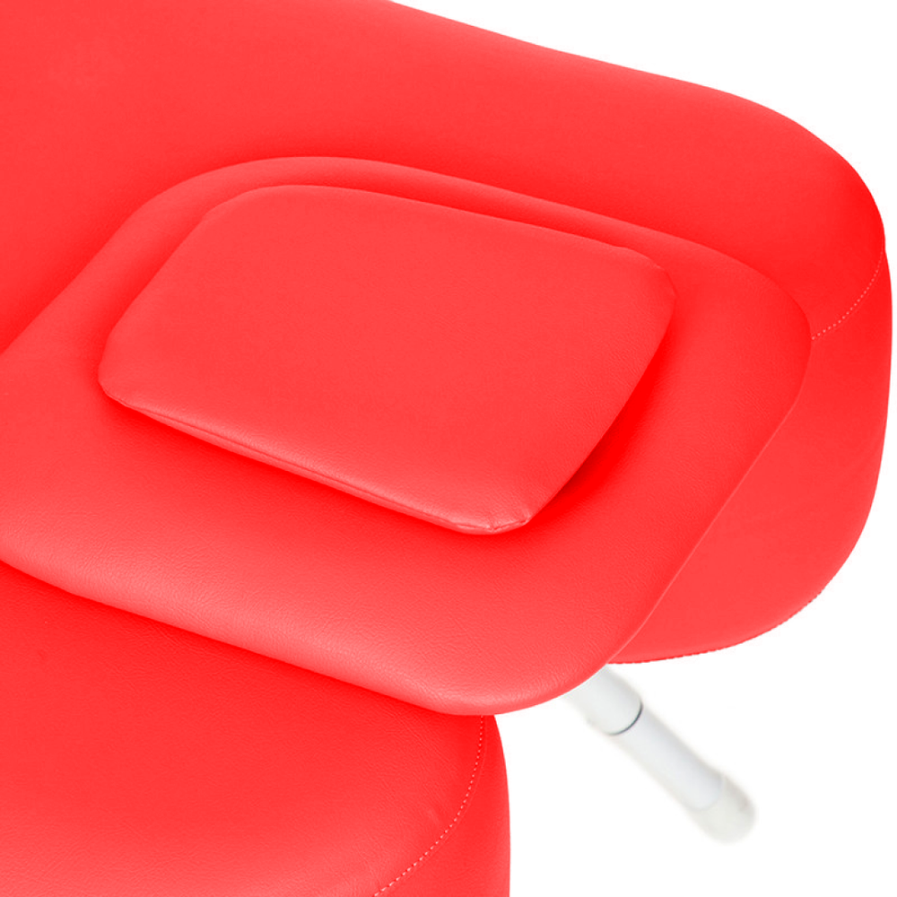 Подушка-заглушка отверстия для лица в массажном столе NUBIS, RED