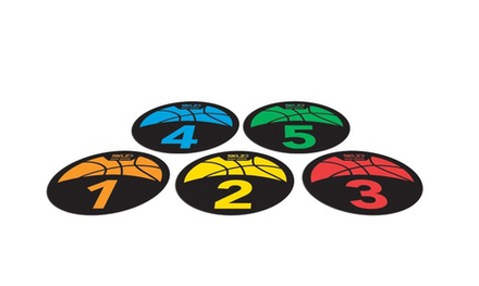 Фишки баскетбольные SKLZ Shot Spotz без таймера 5 шт.