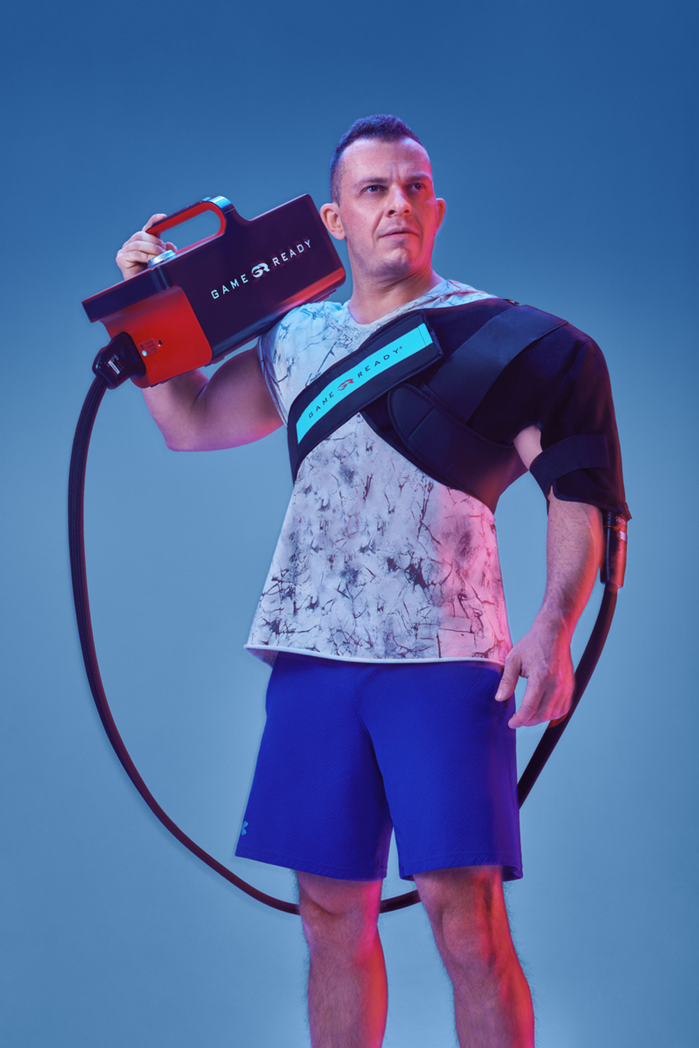 Компрессионный бандаж на плечо Game Ready, правый, размер M