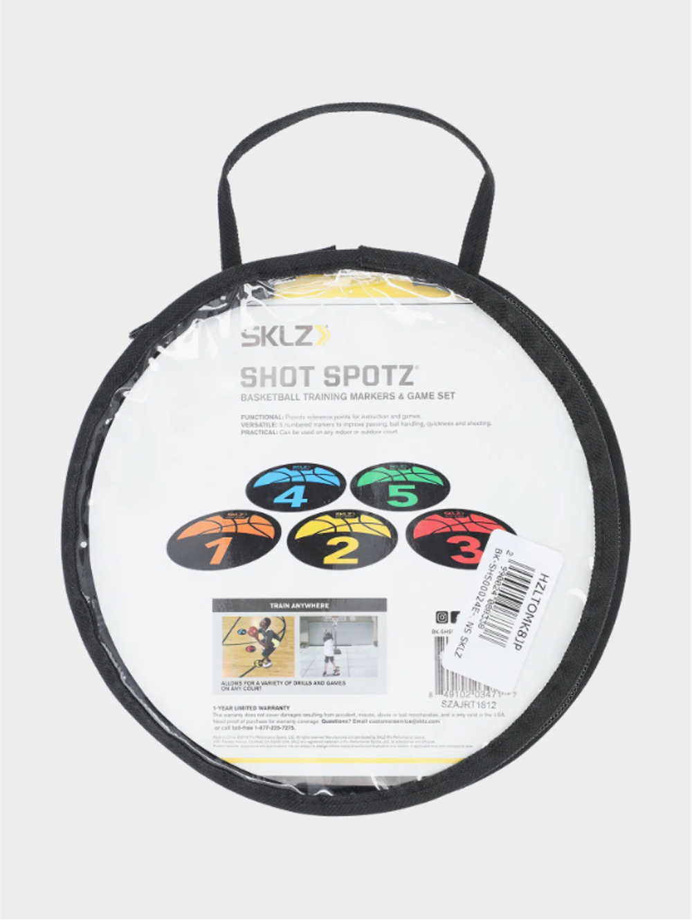 Фишки баскетбольные SKLZ Shot Spotz без таймера 5 шт.