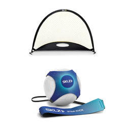 Комп-т:Тренажер д/отраб.точн.ударов PRECISION POP GOAL 6+Трен.д/отраб.ударов Star-Kick METALLIC BLU