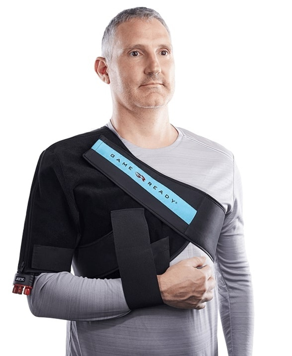 Компрессионный бандаж на плечо Game Ready, левый, размер M