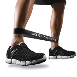 Фитнес ленты SKLZ 5 x 24 см, 10 шт., тяжелое сопротивление, черные SKLZ Mini Bands Black