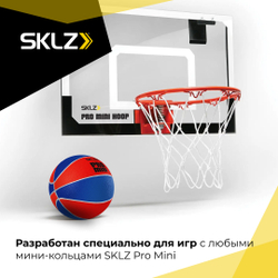 Баскетбольный мяч детский PRO MINI HOOP SWISH FOAM BALL 5" RED BLUE 12,7 см