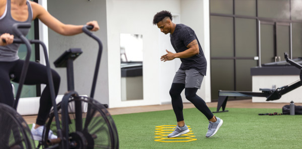 Спортивный тренажер скорости шестиугольник, 6 шт. , с зажимами SKLZ Speed Web