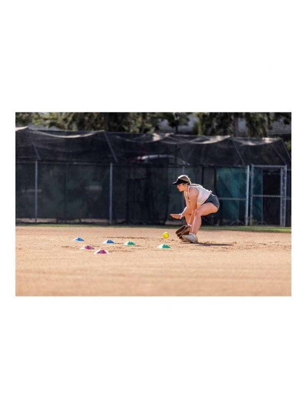 Тренировочные конусы SKLZ цветные, с нумерацией, 8 шт. SKLZ Reactive Agility Cones Fes