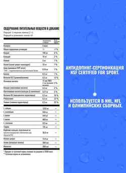 Изотоник Biosteel Hydration Mix Голубая Малина, 7 г, 10 шт