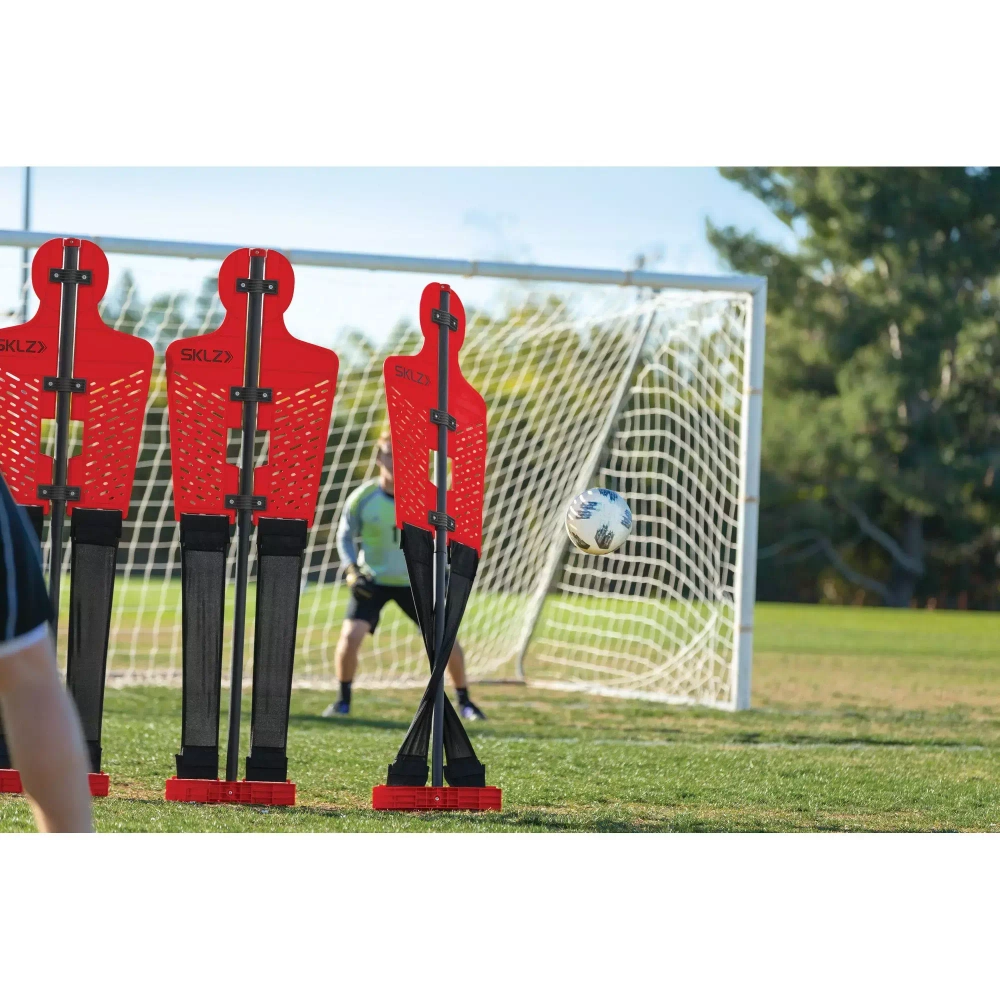 Футбольный манекен 183 см SKLZ PRO TRAINING SOCCER DEFENDER, красный Тренировочный манекен для футбола