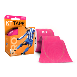 Кинезиотейп KT Tape PRO, синтетическая основа, 20 полосок 25 х 5 см, преднарезанный, цвет Hero Pink