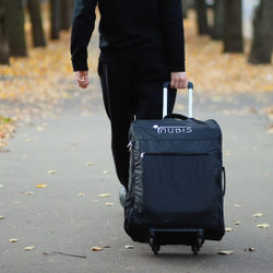 Комплект: переносной массажный стол NUBIS PRO OSTEO, с электрическим насосом BLACK