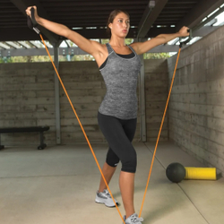 Силовой трос эспандер легкого сопротивления, 152 см Тренировочный кабель SKLZ Training Cable Light