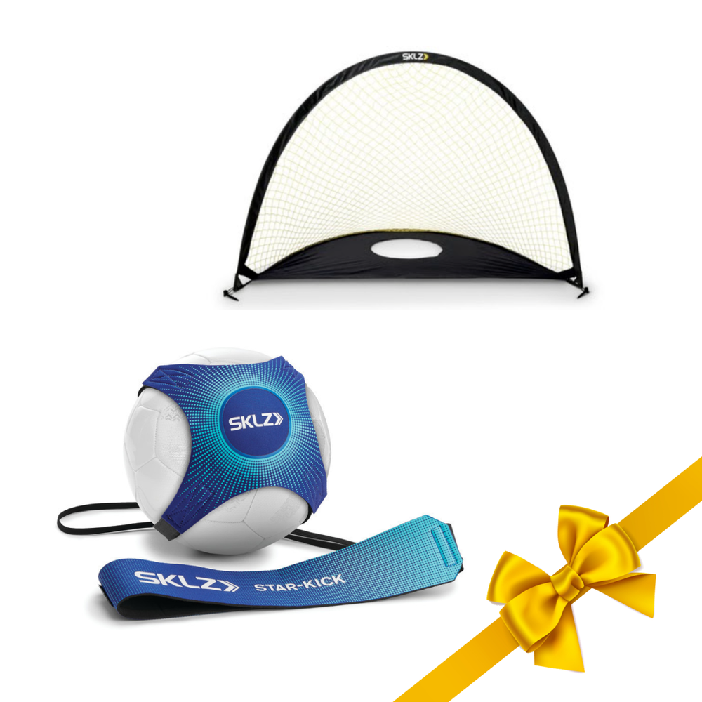 Комп-т:Тренажер д/отраб.точн.ударов PRECISION POP GOAL 6+Трен.д/отраб.ударов Star-Kick METALLIC BLU